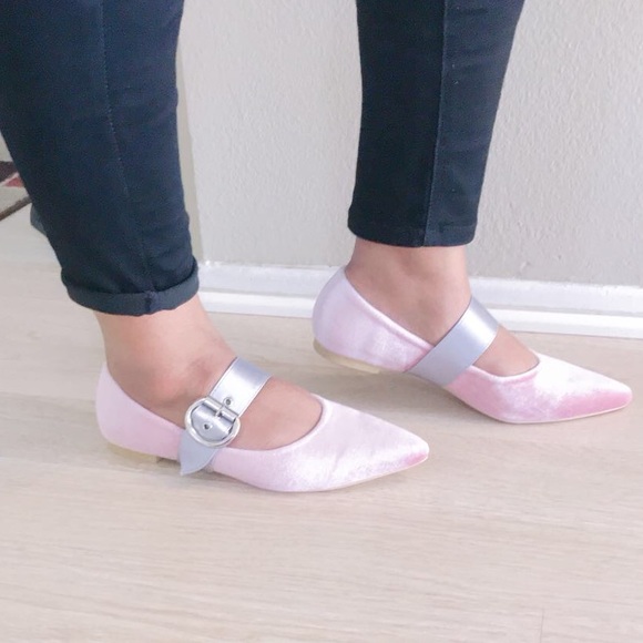 navy velvet shoes ladies